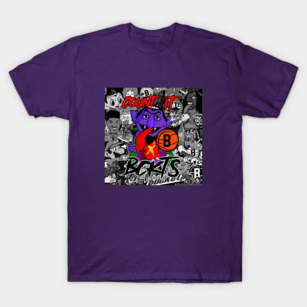 Bckts Cltr Basketball T-Shirt by BucketsCulture